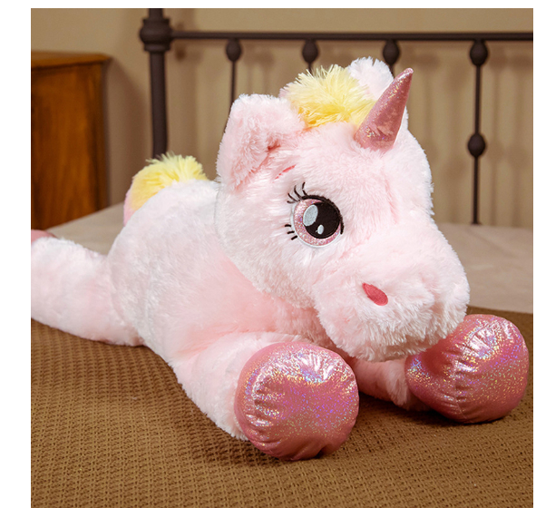 Giant Kawaii Unicorn Plush Toy Image 2