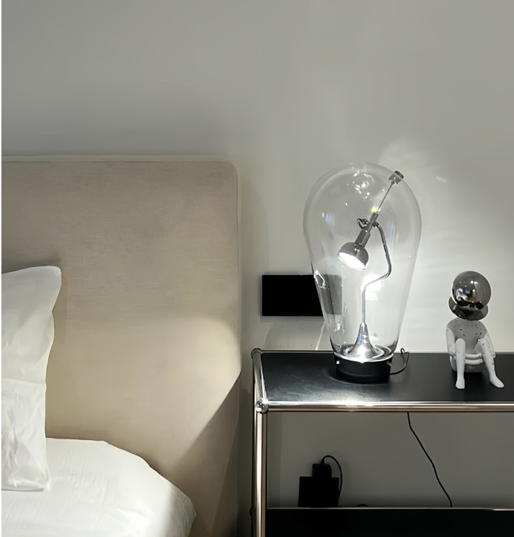 Lodes Blow Table Lamp danish design Magnetic gravitational adjustable silver lamp bedroom bedside lamp Study Reading nightlight