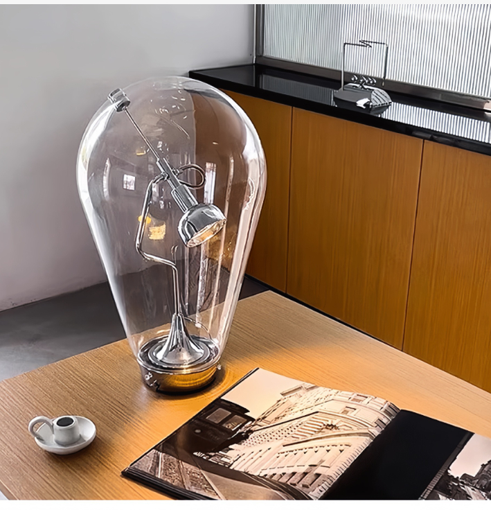 Lodes Blow Table Lamp danish design Magnetic gravitational adjustable silver lamp bedroom bedside lamp Study Reading nightlight