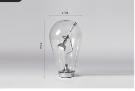 Lodes Blow Table Lamp danish design Magnetic gravitational adjustable silver lamp bedroom bedside lamp Study Reading nightlight image