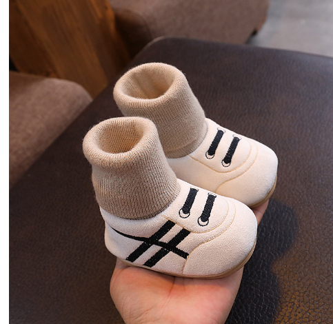 Eight months cotton shoes warm boys and girls baby non-slip toddler shoes