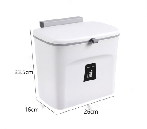 Push-top Trash Can