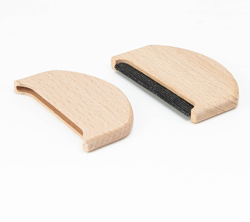 Portable Wooden Epilator Sweater Clothes Shaver Fabric Cashmere Lint Removers Manual Wooden Lint Trimmer Comb Cleaning Tool