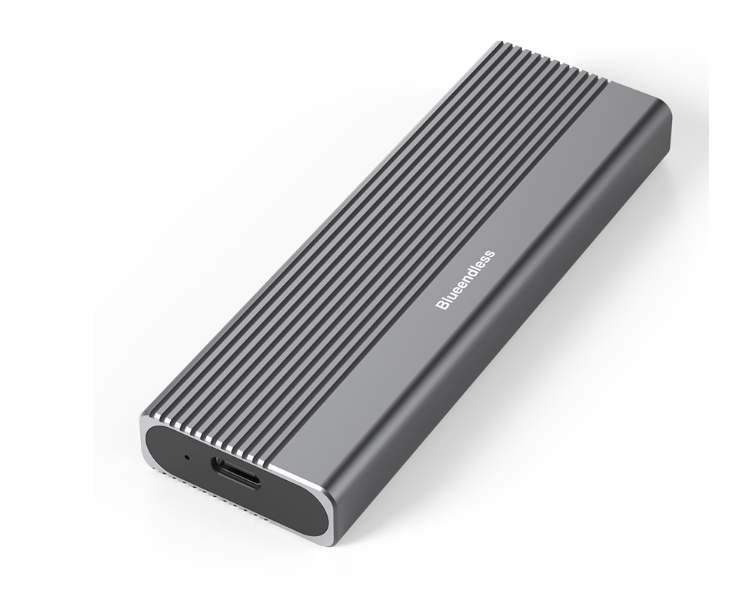 External M2 Case disco duro externo enclosure (without SSD) M.2 NVME SSD Casing 10Gbps dual protocol Aluminum SSD Enclosure image