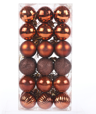 Shatterproof Christmas Tree Balls Champagne