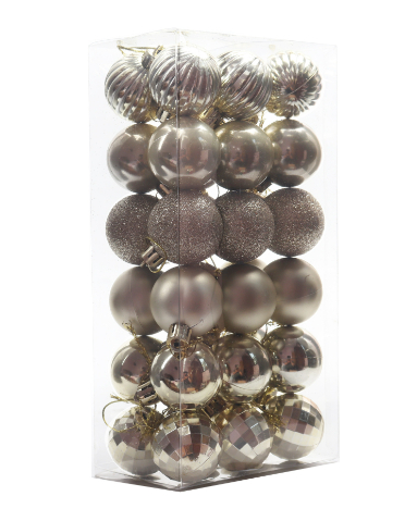 Shatterproof Christmas Tree Balls Blue