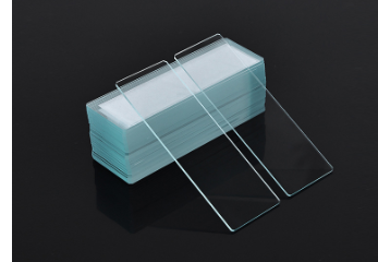 50PCS 25x76 mm Blank Microscope Glass Slides Single Side Frosted Slides for Lab Preparation of Specimen and Science image