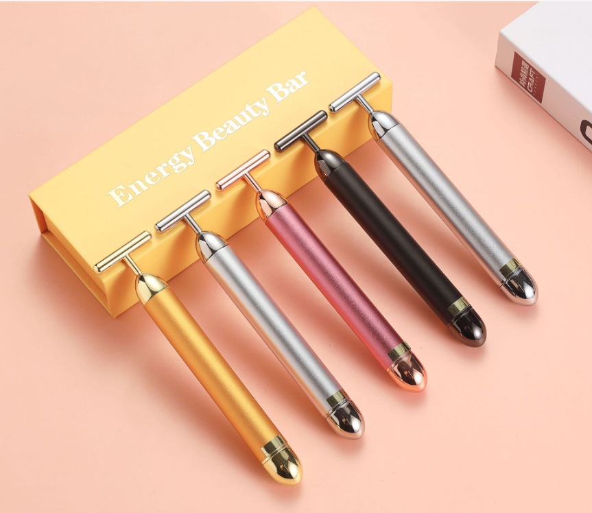 Golden Vibrating Facial Massager