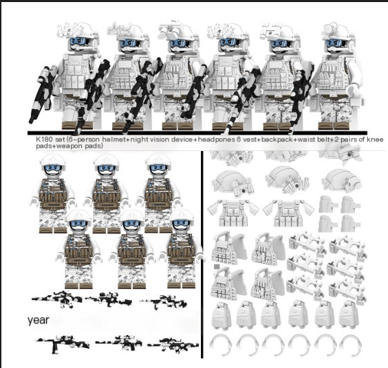 Building blocks, figures, humanoid dolls, toys, mini figures, humanoid dolls, children's toys, birthday presents, cartoon charac image