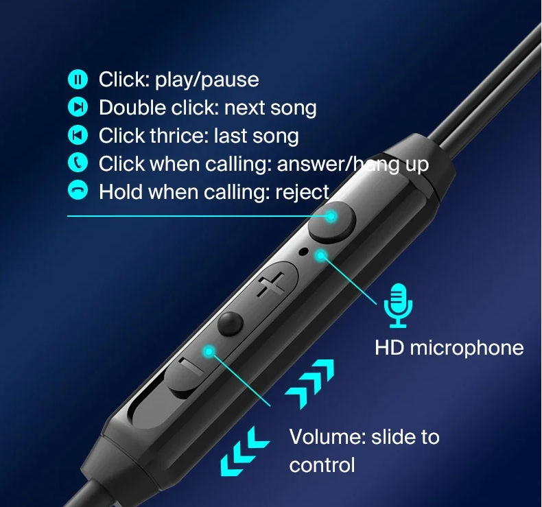 Sport Wired Headphones