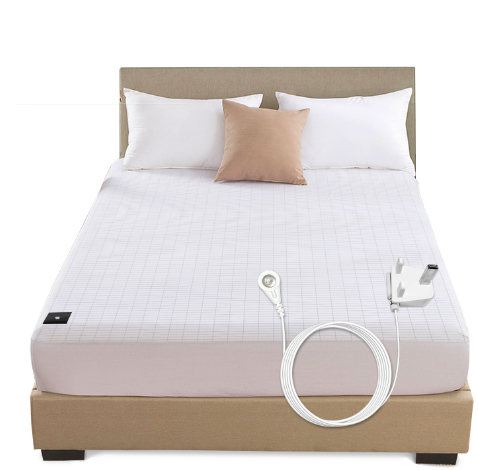 Maxsharer Aarding Hoeslaken Biologisch Katoen Met Geleidend Zilver Vezel Aarding Laken Hoeslaken Voor Natuur Wellness