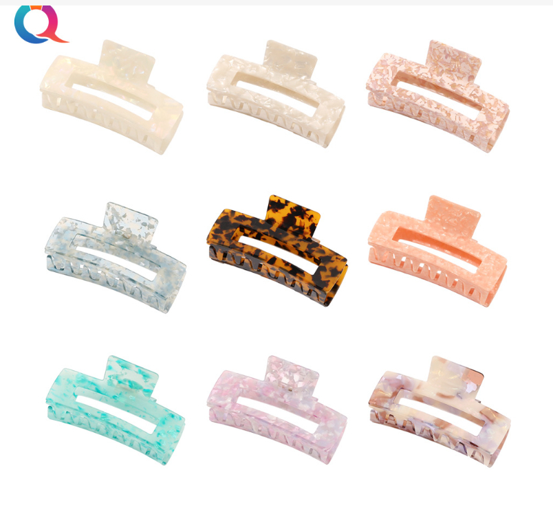 Korean Acetate Plate Retro Tortoiseshell Ladies Hair Accessories Medium Simple All-match Claw Hair Clip