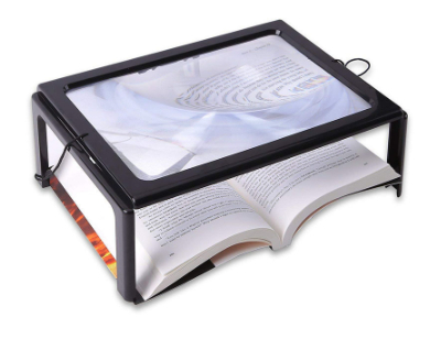 Stereo folding stand magnifying glass