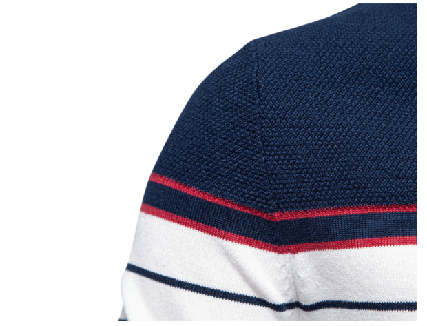 Atlantic Stripe Cotton Sweater | Ponty