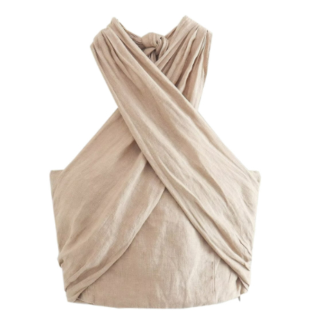 Linen Jacket with Wide Legs - Image 2