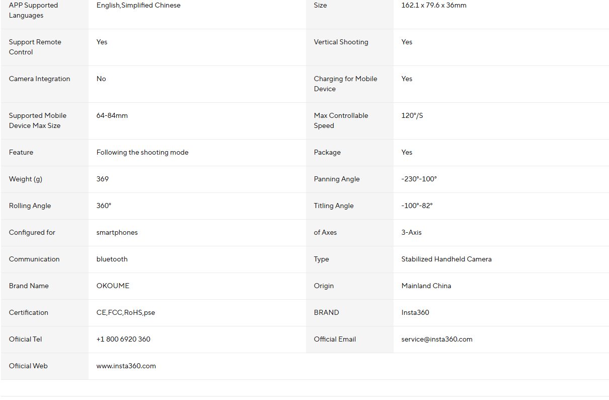 Smartphone Gimbal Stabilizer