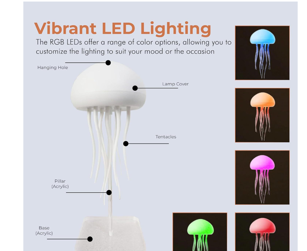 LED Plastic Jellyfish Light 3