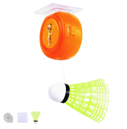 Single-Player Badminton Trainer Self-Study Badminton Rebounds Device for Badminton Beginners and Amateurs image