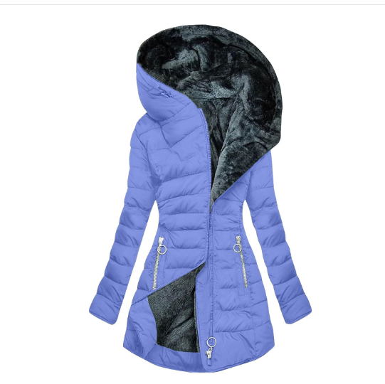 Molly™ Quiltad vinterjacka med plyschfoder