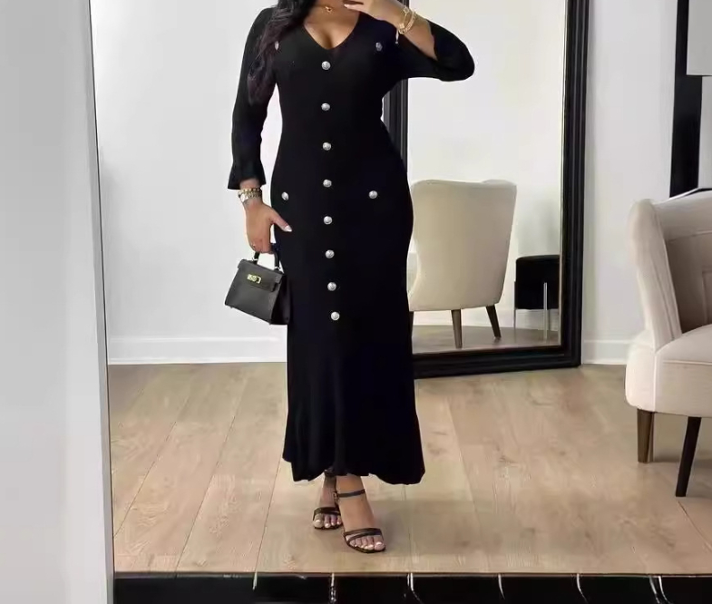 Stylish Long Sleeve Dress 5