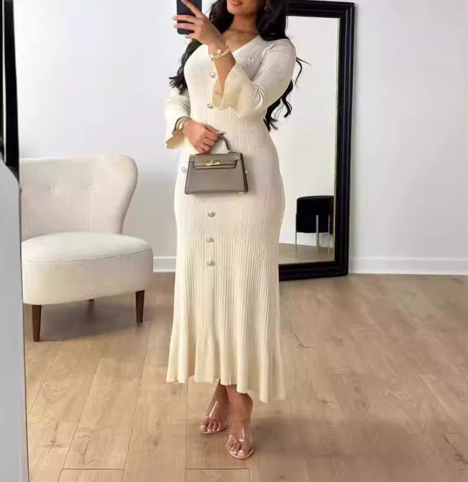 Stylish Long Sleeve Dress 4