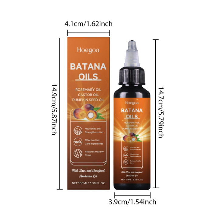 Batana Hair Oil Application