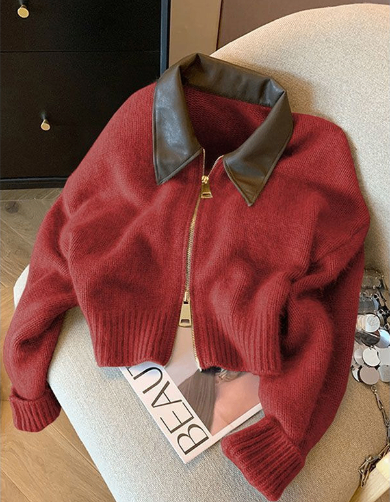 Fashionable lady spring and autumn sweater cardigan women image