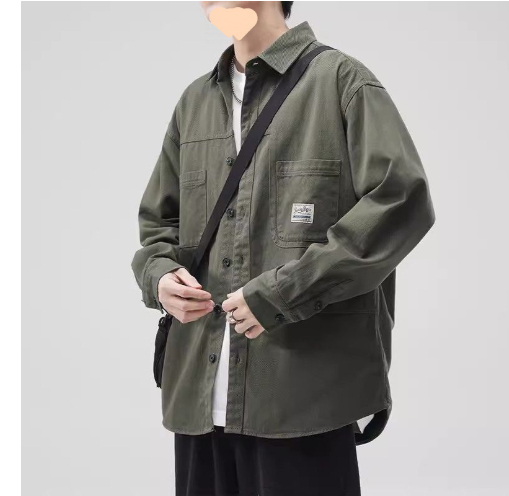 Retro Work Shirt Jacket - Image 8