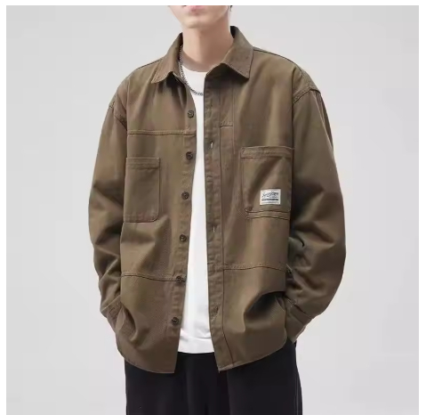 Retro Work Shirt Jacket - Image 9