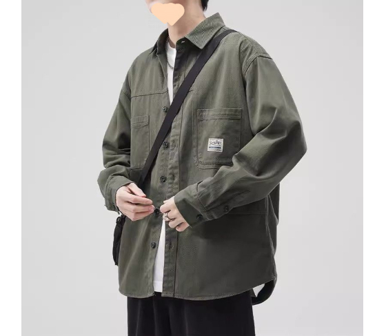 Retro Work Shirt Jacket - Image 6
