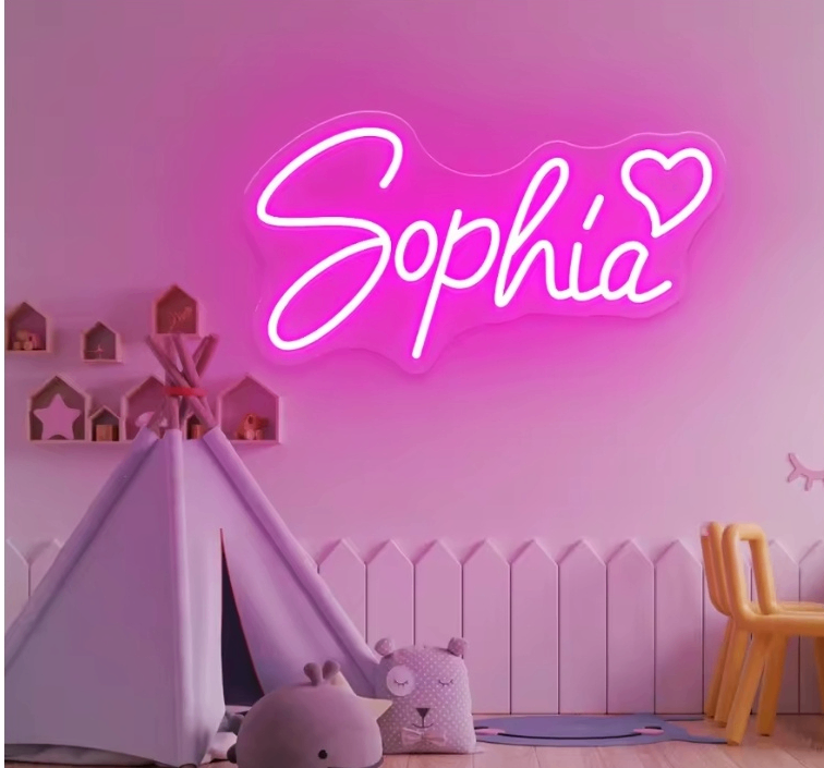 Party letter shape LED neon light sign image