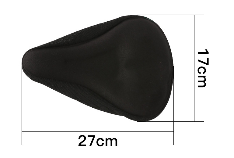 Cycling City Mountain Bike Silicone Cushion Cover Stereo Saddle Cushion Cover Cycling Accessories Breathable Silicone Cushion