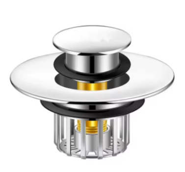 Copper bathtub valve drainage spring foot type jumping core image