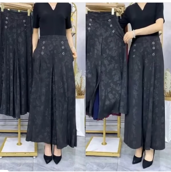 Cal?a Pantalona de Alfaiataria Palazzo