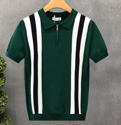 Men with lapels and short sleeves image