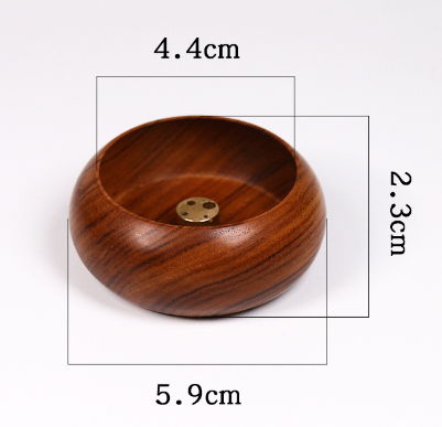 Wooden incense burner, mini small incense stick, incense holder image