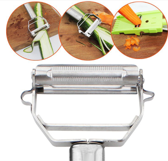 Portable High Quality Stainless Steel Potato Cucumber Carrot Grater Julienne Peeler Vegetables Fruit Peeler Vegetable Slicer