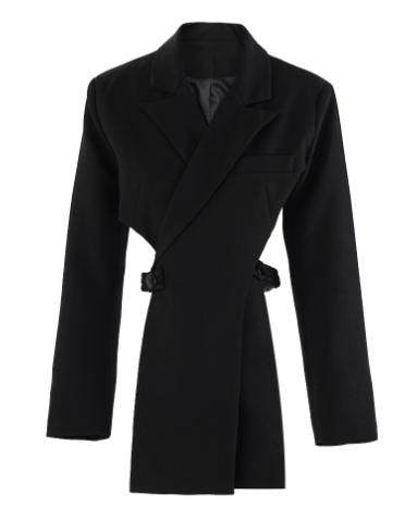 Two piece waist cinching suit image