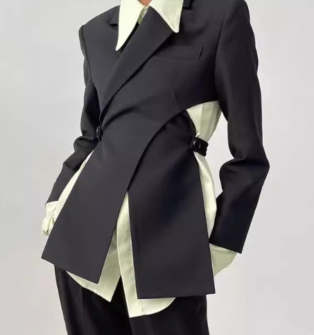 Two piece waist cinching suit