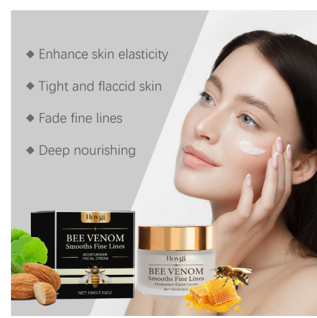 Bee venom moisturizing face cream
