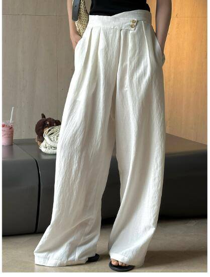 women's loose wide leg trousers