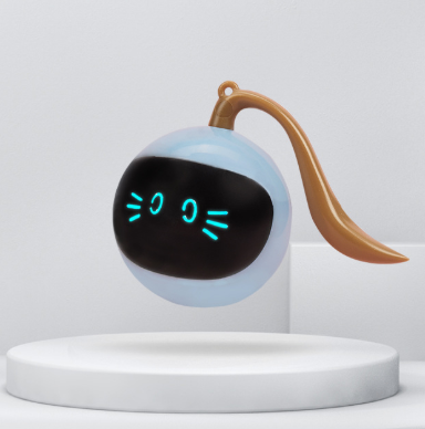 Automatic Funny Cat Toys Electric Motion Undercover Moving Bouncing Rolling Ball Interactive Toy For Indoor Cat Kitty Pet Toy image