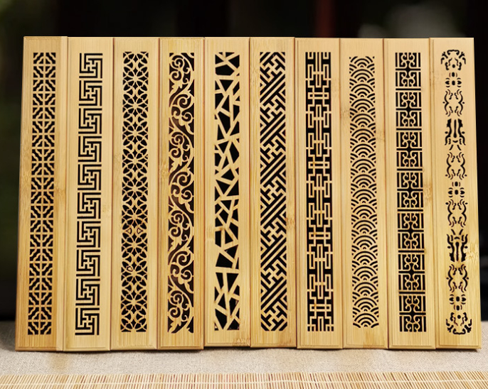 Solid wood incense box