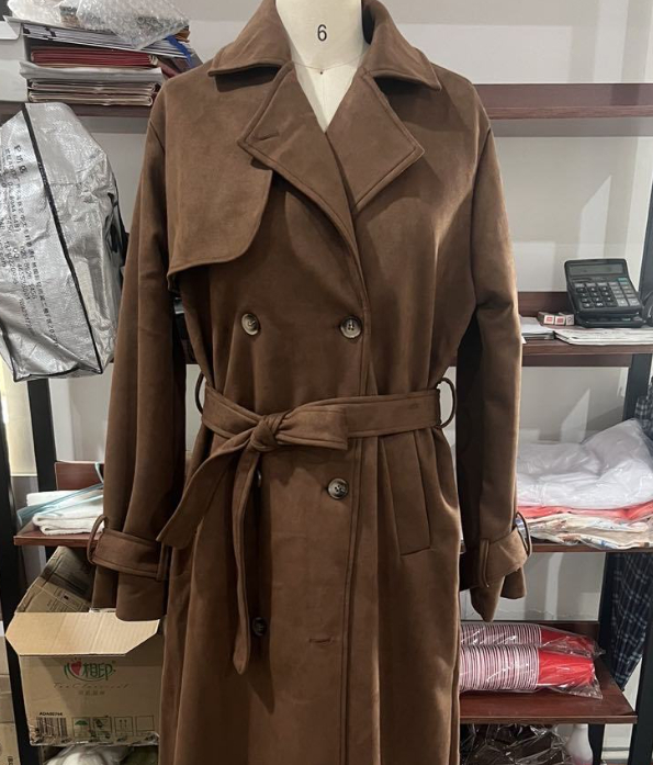 Everyday Suede Trench Coat