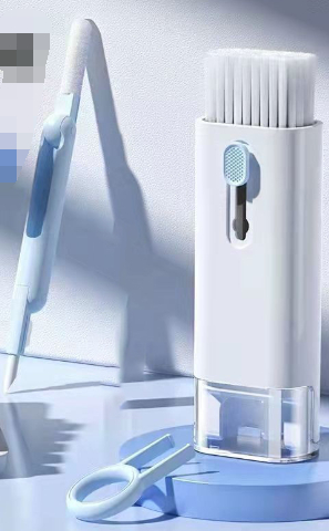 7-in-1 Computer Keyboard Cleaner Brush Kit Bluetooth Earphone Cleaning Pen For Airpods 3 Pro Headset Cleaning Tool Keycap Puller