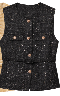 Textured vest