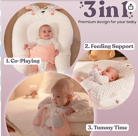 Lazychild Bed In Bed Baby Lying Down Sleeping Soundly Newborn Sleeping Pad Multifunctional Safety Device Gift Set Drop-shipping