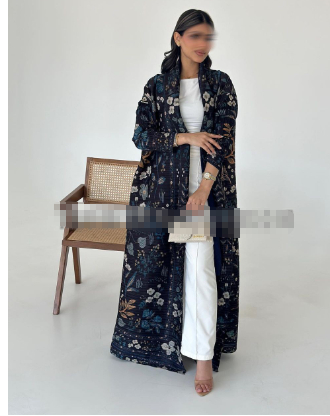 Marigold Meadows Abaya | EL DESIGNS