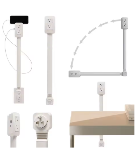 Power socket sofa bedside table extender image