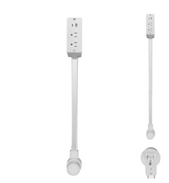 Power socket sofa bedside table extender